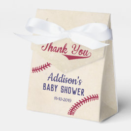 Baseball Themed Baby Dusche Gefallen Box Ribbon Geschenkschachtel