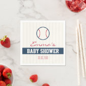 Baseball Themed Baby Dusche Napkins Serviette (Beispiel)