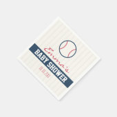 Baseball Themed Baby Dusche Napkins Serviette (Ecke)