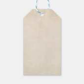 Baseball Themed Baby Shower Geschenk Tag Gefallen Geschenkanhänger (Rückseite)