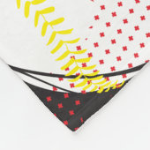Baseball Themed Bar Mitzvah Nehmen Sie Zuhause Giv Fleecedecke (Ecke)