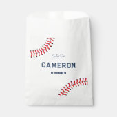Baseball Themed Birthday Favor Bags Geschenktütchen (Vorderseite)