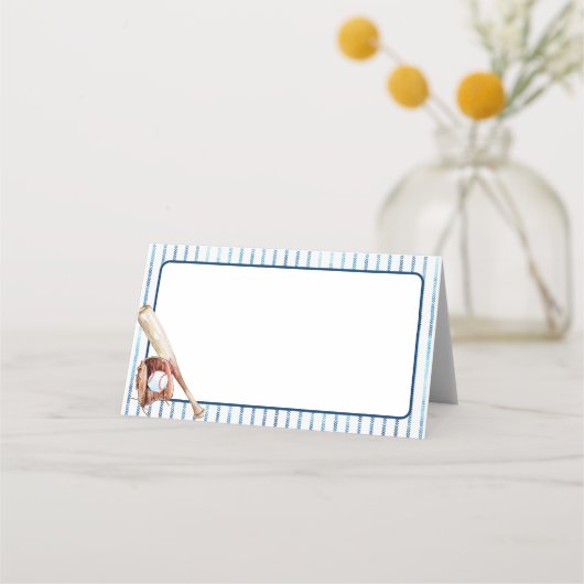 Baseball Themed Blank Platzkarten - All-Star (Vorderseite)