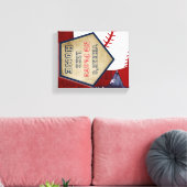 Baseball Themed Boys - Zimmerdekor Leinwanddruck (Insitu (Wohnzimmer))