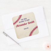 Baseball Themed Buchzeichen Stickers for Baby Shoo (Umschlag)