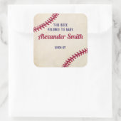 Baseball Themed Buchzeichen Stickers for Baby Shoo (Tasche)