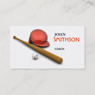 Baseball Themed Business Card Visitenkarte