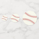 Baseball themed Confetti Konfetti (Vorderseiten)