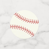 Baseball themed Confetti Konfetti (Klein Vorderseite)