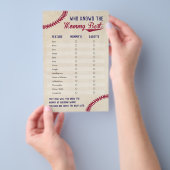 Baseball Themed, die Mommy Best Duwer Game kennen Flyer (Handgriff)