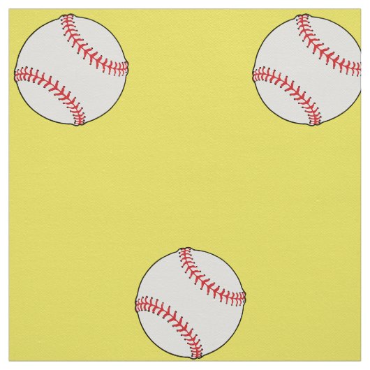 Baseball Themed Fabric - HAMbyWhiteGlove Stoff (Muster)
