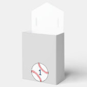 Baseball themed First Birthday Favor Box Geschenkschachtel (Geöffnet)
