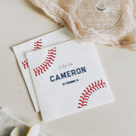 Baseball Themed Geburtstag Serviette