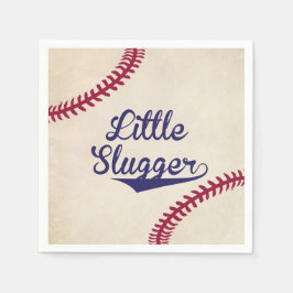 Baseball Themed Little Slugger Babydusche Napkins Serviette