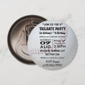 Baseball Themed Party Einladung (Vorne/Hinten)