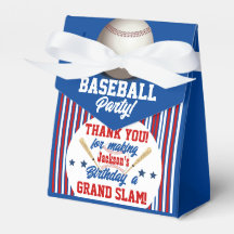 Baseball Themed Personalisiert Birthday Favor Box