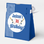 Baseball Themed Personalisiert Birthday Favor Box Geschenkschachtel (Rückseite)