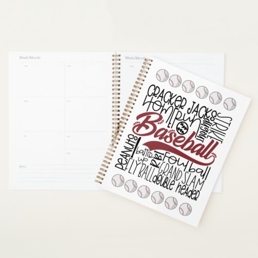 Baseball Themed Planer (Anzeige)