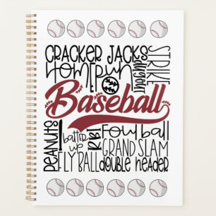 Baseball Themed Planer