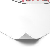 Baseball Themed Poster (Ecke)