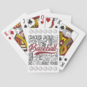 Baseball Themed Spielkarten
