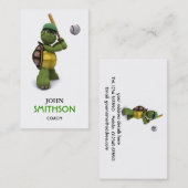 Baseball-themenorientierte Visitenkarte (Vorne/Hinten)