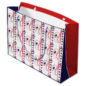 Baseball-Themenschmuck All-Star-Sportartikel Große Geschenktüte (Rückseite Schrägansicht)