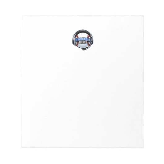 Baseball Things Scouting Notebook Notizblock (Vorderseite)