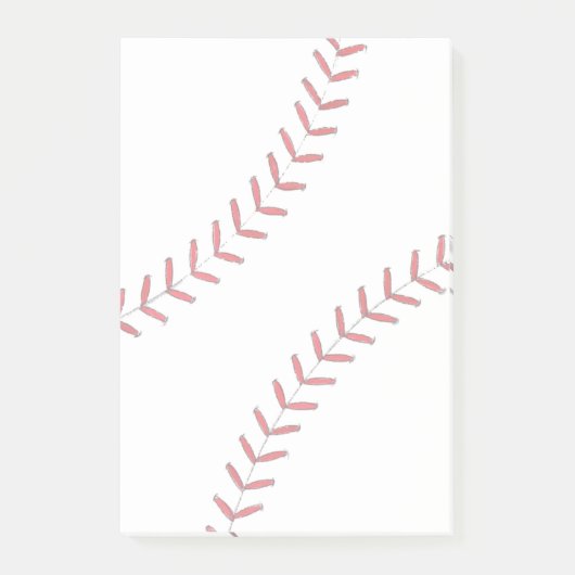Baseball Threads Post-it Klebezettel (Vorderseite)