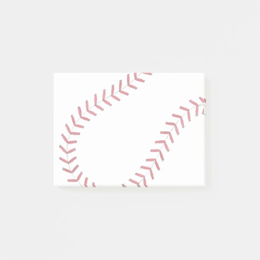 Baseball Threads Post-it Klebezettel (Vorderseite)