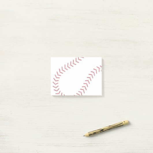 Baseball Threads Post-it Klebezettel (Auf Schreibtisch)