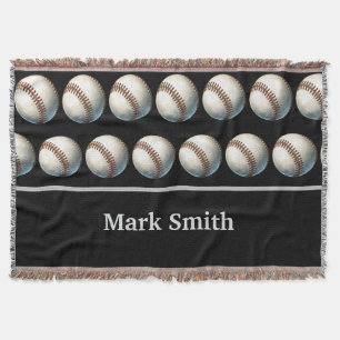 "Baseball-Throw-Blanket - Gemütlicher Komfort Decke