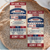 Baseball Ticket Geburtstagsparty Einladung