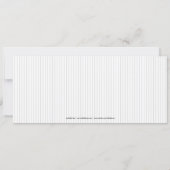 Baseball-Ticket Save the Date (Rückseite)