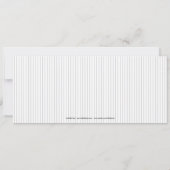 Baseball-Ticket Save the Date (Rückseite)