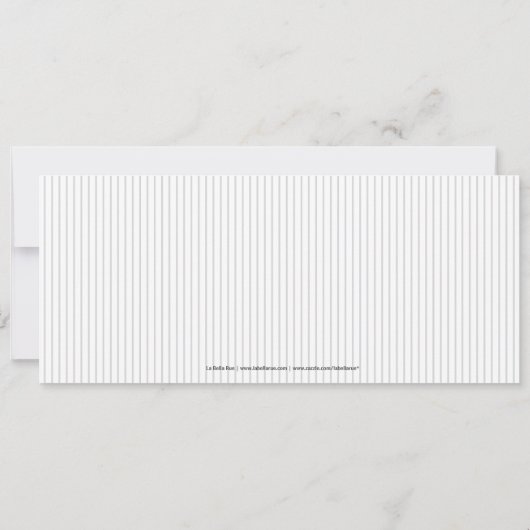 Baseball-Ticket Save the Date (Rückseite)