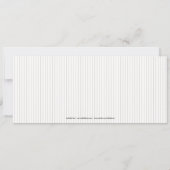 Baseball-Ticket Save the Date (Rückseite)