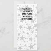 Baseball Ticket Sports Partys Celebration Geburtst (Rückseite)