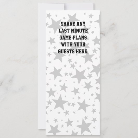 Baseball Ticket Sports Partys Celebration Geburtst (Rückseite)