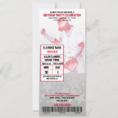 Baseball Ticket Sports Partys Celebration Geburtst (Vorderseite)