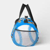 Baseball Til Death Pattern Blue Screwball Graphics Duffle Bag (Rechts)