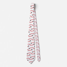 Baseball Tiled Design Necktie Krawatte