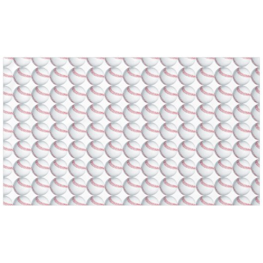 Baseball Tischdecke (Vorderseite (Horizontal))