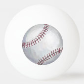 Baseball Tischtennisball (Vorderseite)
