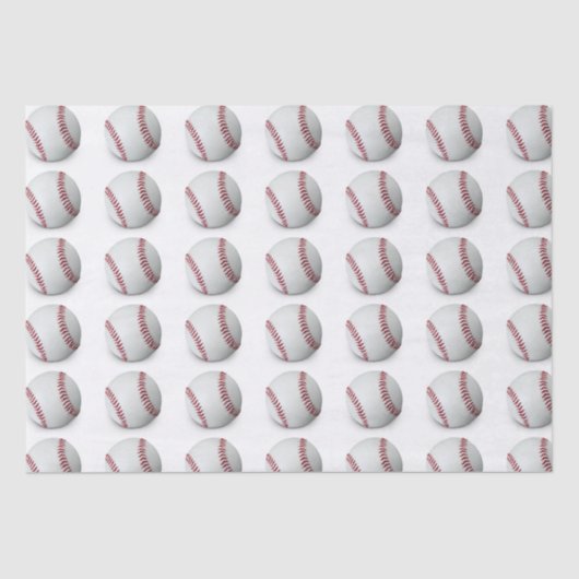 Baseball tissue paper seidenpapier (Vorderseite)