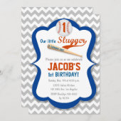 Baseball trägt einladung (Vorne/Hinten)