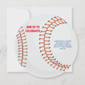 Baseball trägt Geburtstags-Party Einladungen zur (Rückseite)