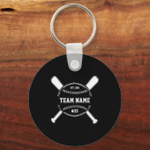 Baseball-Trainer Danke Team Ende der Saison Gesche Schlüsselanhänger (Vorderseite)
