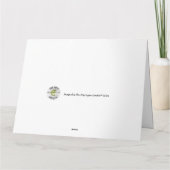 Baseball Trainer Ende der Saison Team Altersvorsor Karte (Rückseite)