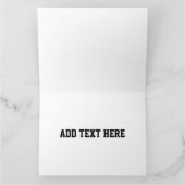 Baseball Trainer Ende der Saison Team Altersvorsor Karte (Innenseite)